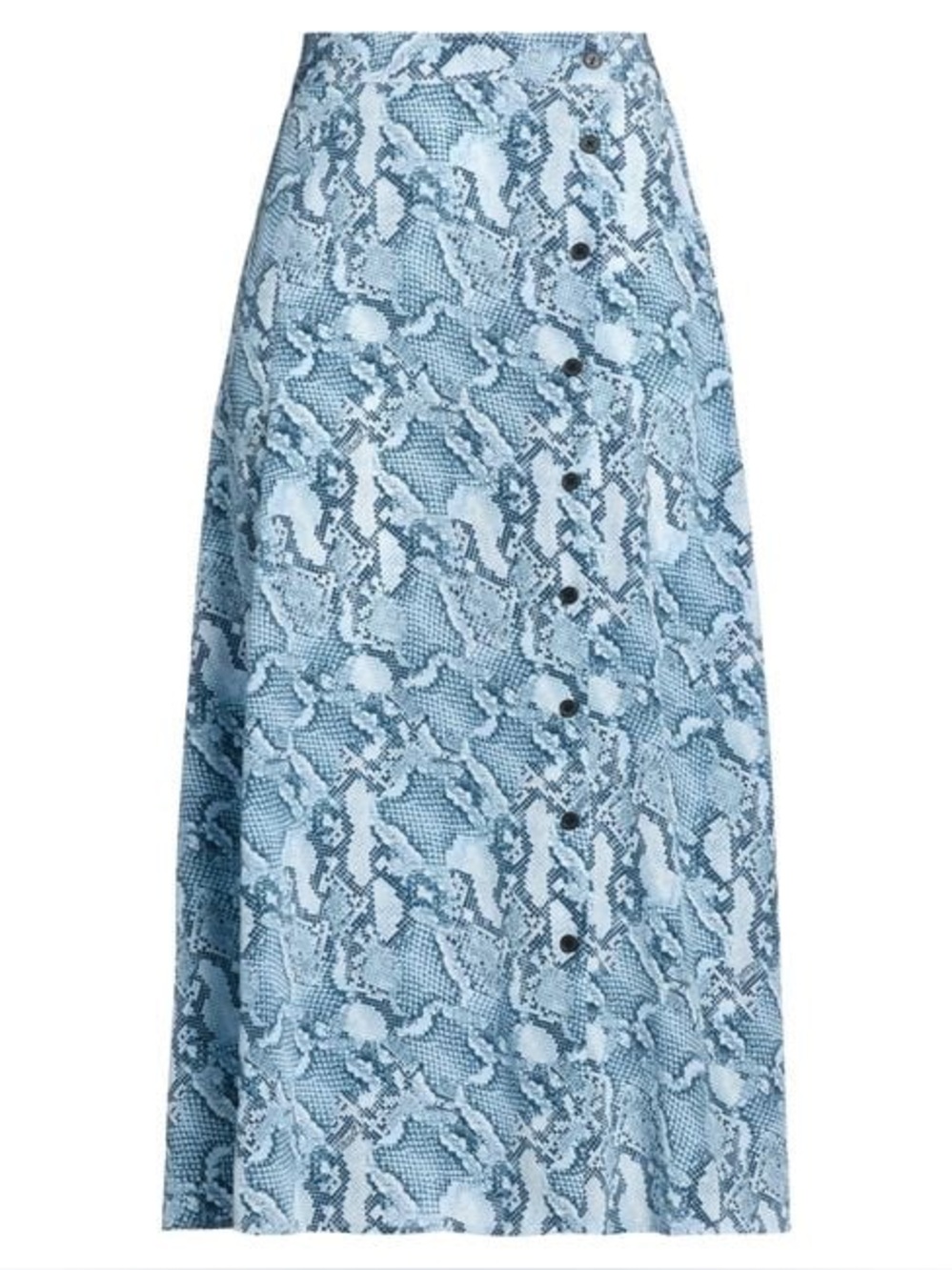 ZADIG&VOLTAIRE  June Python-Print High-Waisted Silk-Crepe Midi Skirt Size 36/S